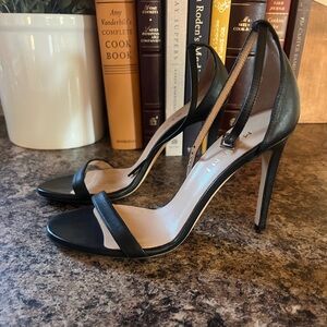 M.Gemi Black Heels size 38.5 M. Gemi